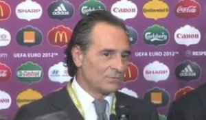 Euro-2012, Prandelli : "Il n'y aura ques des gros matches"