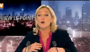 BFMTV 2012 : l’interview Le Point, Marine Le Pen