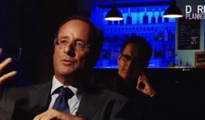 Interview de François Hollande dans le Cabinet des curiosités