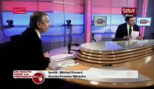 Michel Rocard dans "En route vers la présidentielle"