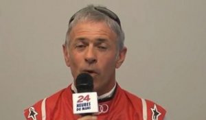24 Heures du Mans 2011, interview de Dindo Capello pilote de l'Audi R18 TDI n°3