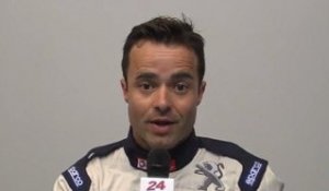 24 Heures du Mans 2011, interview de Pedro Lamy pilote de la Peugeot 908 n°9