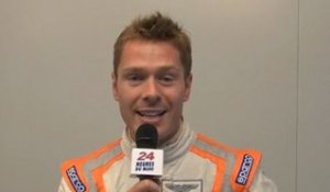 24 Heures du Mans 2011, interview de Sam Hancock pilote de l'Aston Martin n°79