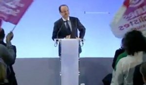 Hollande en campagne sur le thème de l’industrie