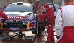 WRC - Monte-Carlo - Loeb et Hirvonen en essais