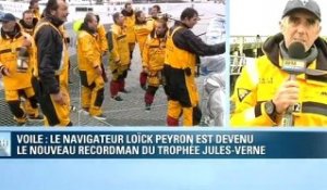 Trophée Jules-Verne : "Ambiance de communion" sur le port de Brest