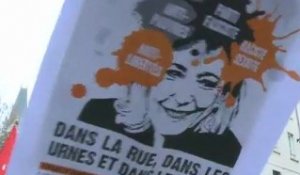 Dans la rue contre la venue de Marine Le Pen à Saint-Denis