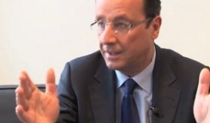 Interview de François Hollande Candidat PS au Présidentielle