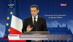 EVENEMENT,Discours de Nicolas Sarkozy
