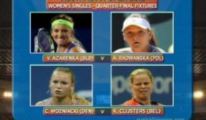 Clijsters et Wozniacki en quart à Melbourne
