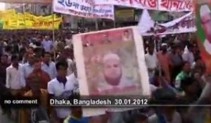 Manifestation de l'opposition au Bangladesh - no comment