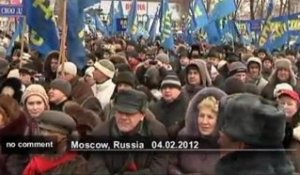 Rassemblements pro et anti Poutine à Moscou - no comment