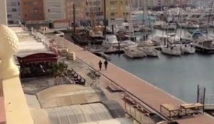 CAP D'AGDE - 2012 - Les Travaux du centre port du cap d'Agde - 10 °...