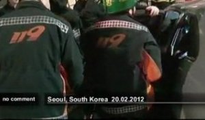 Accident de bus à Séoul - no comment