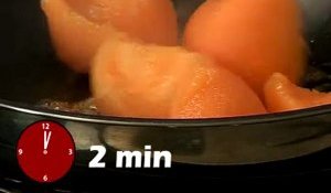 Recette de bruschetta briochée au melon et framboises