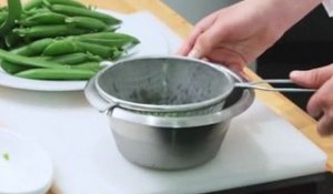 Technique de Chef - Préparer des fèves et des petits pois
