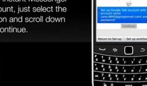 BlackBerry 9900 : how to set up your email account