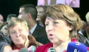 Réaction de Martine Aubry aux propos de Claude Guéant