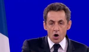 Ce qu'il faut retenir de Sarkozy à Villepinte en 2 minutes