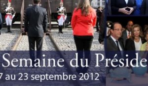 La Semaine du Président du 17 au 23 septembre 2012