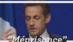 Sarkozy utilise le néologisme de "méprisance"