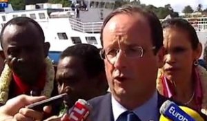 Depuis Mayotte, Hollande répond à Sarkozy