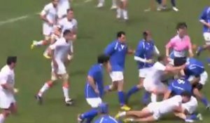 120403 Rugby U18 Elite Italy Georgia Highlights