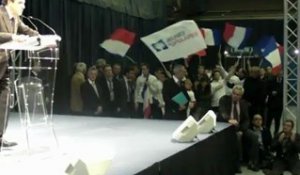 François Fillon en meeting de soutien à  Nicolas Sarkozy à Bourg-en-Bresse