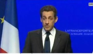 Sarkozy : "Je porte toute la responsabilité de cette défaite"