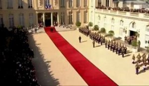 Arrivée de François Hollande à l’Elysée