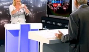 BFMTV 2012 : l'interview de Marine Le Pen par Olivier Mazerolle