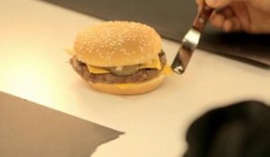Comment un Hamburger McDonald est-il photographié ?