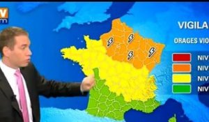 Météo : vigilance orange sur un large quart nord-est de la France