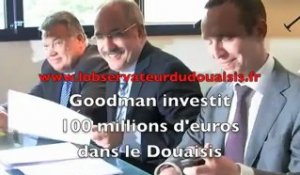 Goodman investit 100 millions d'euros dans le Douaisis