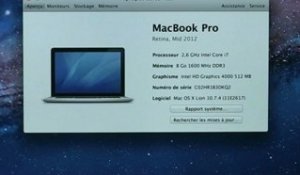 Apple Macbook Pro Retina 15 pouces