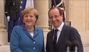 Déclaration du Président Hollande et de Mme Angela MERKEL