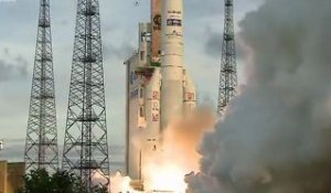 Décollage d'Ariane 5, vol 207, le 5 juillet 2012