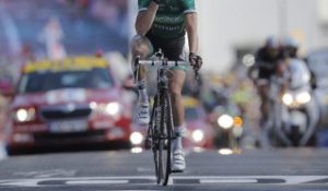 Thomas Voeckler remporte l'étape Mâcon-Bellegarde (11 juillet 2012)