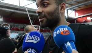 Basket : les Bleus s'entraînent à Calypso Calais - interviews de Parker, Bokolo, De Colo et Diaw