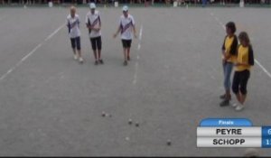 Pétanque. Finale du Mondial de Millau féminin triplette 2012