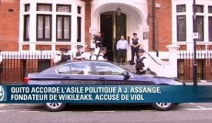 L'Equateur accorde l'asile politique à Julian Assange