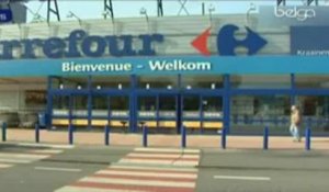 Carrefour: une dizaine de magasins malgré tout en grève