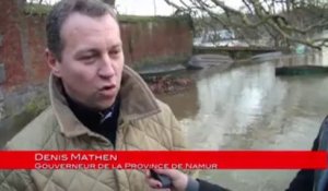 inondations: le point avec le Gouverneur de la Province de Namur