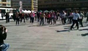 Flashmob ce lundi 21 mars 2011 sur la place Flagey