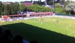 Fin du match Waasland-Beveren - Mons (1-2)