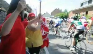 Le fan club de Romain Zingle à Sombreffe pour le Tour de France