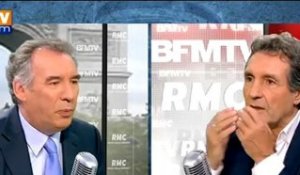 François Bayrou, invité de Bourdin Direct sur BFMTV/RMC - 121012