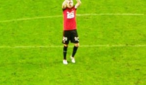 20/10/12 : Romain Danzé salue le KOP : Rennes - Montpellier (2-1)