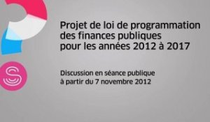 [Questions sur] Projet de loi de programmation des finances publiques pour les années 2012 à 2017