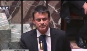 Reportages : Manuel Valls à l'UMP :  "le retour du terrorisme, c'est vous!"